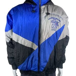 Vintage 90s Kentucky Wildcats Puffer Jacket XL Fan Gear NCAA National Champs
